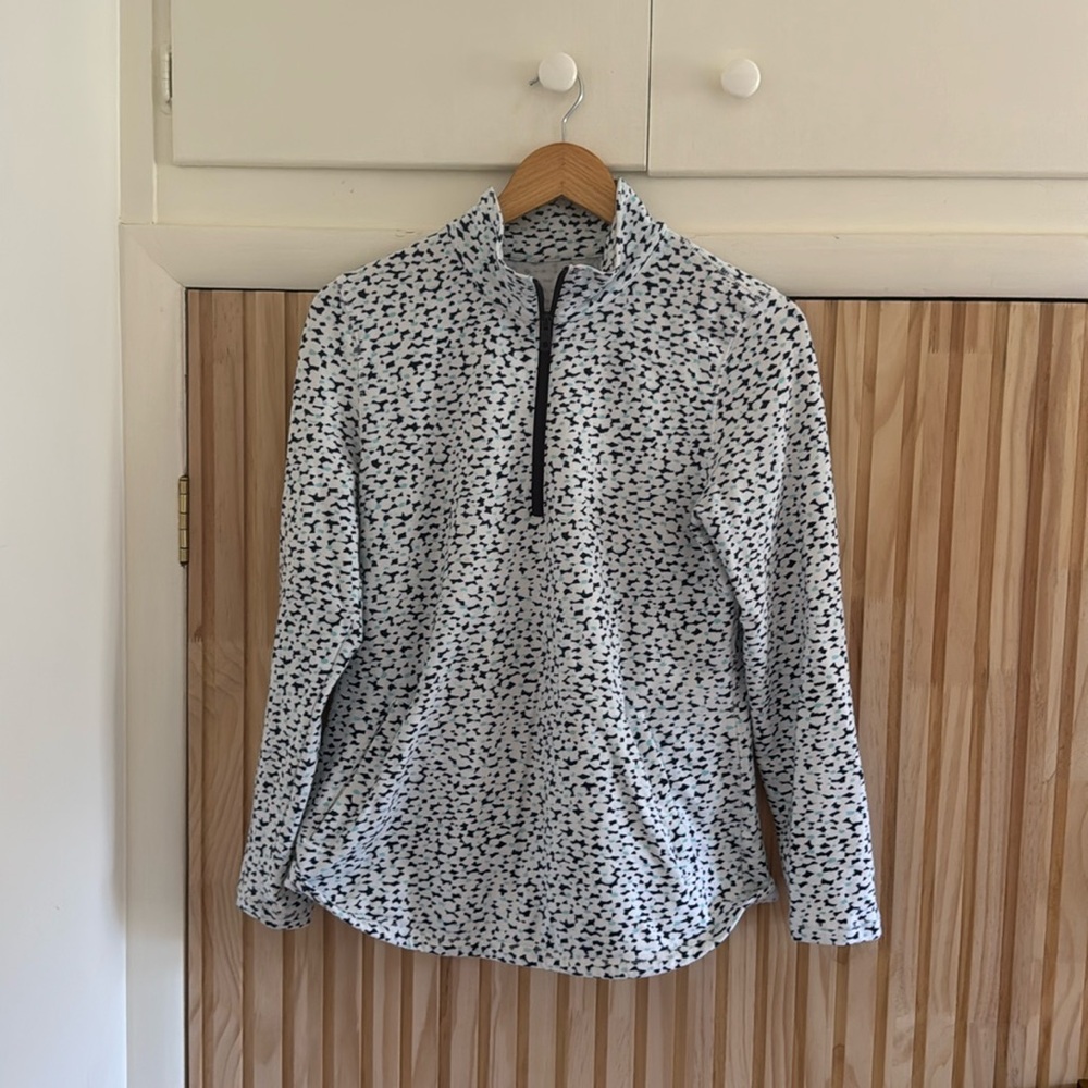 Talbots, Out & About Half-Zip Pullover, Size Medium